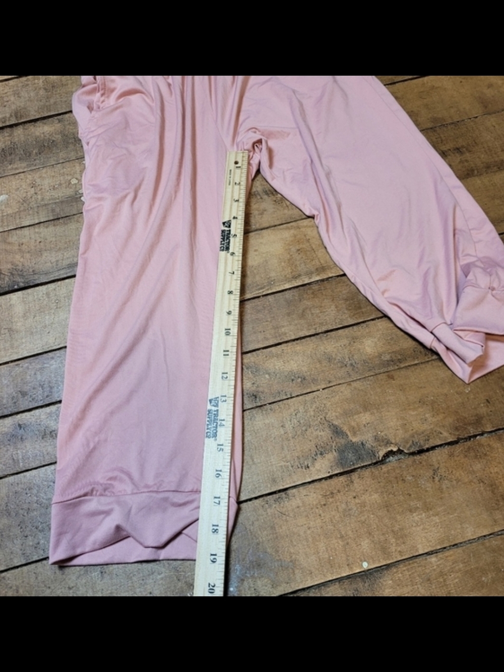 Real Essentials Pink Drawstring Lounge Pants Medium - Picture 4 of 5